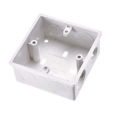 electric white surface box|surface mounted plastic electrical boxes.